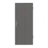 HÖRMANN Drzwi wejściowe do mieszkania Groove 23 szary pył RAL 7037 lakier DesignLine