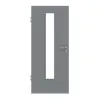 HÖRMANN drzwi wewnętrzne ultramatowy szary stalowy Duradecor Proline Concepto z przeszkleniem LA 24 na środku