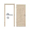 RADEX zestaw drzwi wewnętrzne Typ 6002-04N sosna drewno lite z ościeżnica i klamka