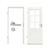 CLASSEN zestaw drzwi wewnętrznych klasyczny biały lakier 3.19 z ościeżnicą i klamką