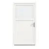 Drzwi boczne z tworzywa sztucznego F002 Comfort z wycięciem na szybę