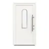 Drzwi zewnętrzne z tworzywa sztucznego F012 Premium z wycięciem na szybę