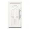 Drzwi zewnętrzne z tworzywa sztucznego T015 Premium z wycięciem na szybę