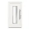 Drzwi zewnętrzne z tworzywa sztucznego T053 Premium z wycięciem na szybę