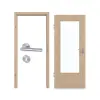 Zestaw drzwi pokojowych GARANT Authentic Achat CePaL z przeszkleniem LA-DIN z ościeżnicą i klamką