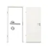 Zestaw drzwi pokojowych GARANT Authentic Bianco wzdłuż CePaL z ościeżnicą i klamką