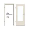 Zestaw drzwi pokojowych GARANT Authentic Perl wzdłużny CePaL z przeszkleniem LA-DIN z ościeżnicą i klamką