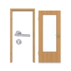 GARANT Zestaw drzwi pokojowych Dąb Premium CePaL z przeszkleniem LA-DIN z ościeżnicą i klamką