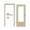 Zestaw drzwi pokojowych GARANT Natura klon CePaL z przeszkleniem LA-DIN z ościeżnicą i klamką