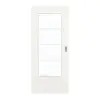 GARANT Drzwi przesuwne Authentic Bianco CePaL z przeszkleniem LA-DIN Sprosse SP10