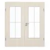 GARANT Drzwi podwójne wraz z ościeżnicą Authentic Perl CePaL z przeszkleniem LA-DIN szpros SP0