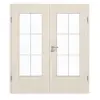 GARANT Drzwi podwójne wraz z ościeżnicą Authentic Perl CePaL z przeszkleniem LA-DIN szpros SP4