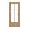 GARANT Drzwi pokojowe Authentic Dąb szczelinowy CePaL z okienkiem przeszklonym LA-DIN Słupek SP4