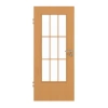 GARANT Drzwi wewnętrzne Buk Ekskluzywne CePaL z przeszkleniem LA-DIN Słup SP2