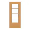 GARANT Drzwi przesuwne bukowe ekskluzywne GCK08 z przeszkleniem LA-DIN szpros SP10