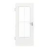 GARANT Drzwi pokojowe D354-60 Designer White Resopal z przeszkleniem LA-DIN szpros SP0