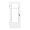 GARANT drzwi pokojowe D354-60 Designer White Resopal z przeszkleniem LA-DIN szprosem SP10