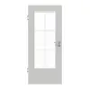 GARANT Drzwi pokojowe D92-60 Dove Grey Resopal z przeszkleniem LA-DIN szprosy SP4