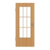 GARANT drzwi wewnętrzne dębowe Premium CePaL z przeszkleniem LA-DIN Słup SP2