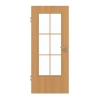 GARANT Drzwi wewnętrzne Dąb Premium CePaL z przeszkleniem LA-DIN Słup SP4