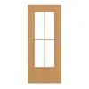 GARANT Drzwi przesuwne Dąb Premium GCK08 z przeszkleniem LA-DIN szpros SP0