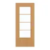 GARANT drzwi przesuwne dąb Premium GCK08 z przeszkleniem LA-DIN szpros SP10