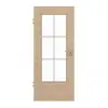 GARANT Drzwi pokojowe układ poprzeczny Authentic Achat CePaL z przeszkleniem LA-DIN szprosy SP4