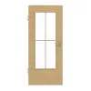 GARANT Drzwi pokojowe Quer Authentic dąb szypułkowy CePaL z przeszkleniem LA-DIN szprosy SP0