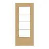 GARANT Drzwi przesuwne układ poprzeczny Authentic dąb z sękami CePaL z przeszkleniem LA-DIN szprosy SP10