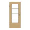 GARANT Drzwi pokojowe układ poprzeczny Authentic dąb z sękami CePaL z przeszkleniem LA-DIN szprosy SP10