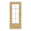 GARANT Drzwi pokojowe układ poprzeczny Authentic dąb z sękami CePaL z przeszkleniem LA-DIN szprosy SP1