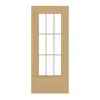GARANT Drzwi przesuwne układ poprzeczny Authentic dąb z sękami CePaL z przeszkleniem LA-DIN szprosy SP2