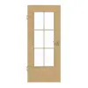 GARANT Drzwi pokojowe układ poprzeczny Authentic dąb z sękami CePaL z przeszkleniem LA-DIN szprosy SP4
