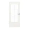 GARANT Drzwi pokojowe Quer Authentic Bianco CePaL z przeszkleniem LA-DIN, szpros SP4
