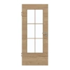 GARANT Drzwi pokojowe Układ poprzeczny Authentic Dąb szczelinowy CePaL z okienkiem przeszklonym LA-DIN Słupek SP4