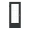 GARANT Drzwi pokojowe U12000SD Wulkaniczna czerń GHK08 z przeszkleniem LA-DIN Słupek SP2