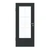 GARANT drzwi pokojowe U12000SD wulkaniczna czerń GHK08 z przeszkleniem LA-DIN szprosem SP4