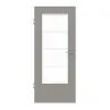 GARANT Drzwi pokojowe U12115SD Platynowy szary GHK08 z przeszkleniem LA-DIN Słupek SP10