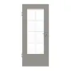 GARANT drzwi pokojowe U12115SD szary platynowy GHK08 z przeszkleniem LA-DIN szprosem SP1