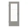 GARANT Drzwi pokojowe U12115SD Platynowy szary GHK08 z przeszkleniem LA-DIN Słupek SP2