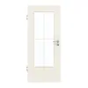 GARANT drzwi pokojowe biały lakier 9010 CePaL z przeszkleniem LA-DIN szpros SP0