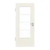 GARANT Drzwi pokojowe lakierowane na biało 9010 CePaL z przeszkleniem LA-DIN Słupek SP10