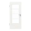 GARANT drzwi pokojowe biały lakier 9016 CePaL z przeszkleniem LA-DIN szpros SP10