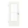 GARANT drzwi pokojowe biały lakier 9016 GHK08 z przeszkleniem LA-DIN szpros SP0