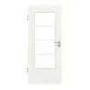 GARANT drzwi pokojowe biały lakier 9016 GHK08 z przeszkleniem LA-DIN szpros SP10