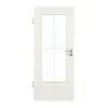 GARANT drzwi wewnętrzne biel ze strukturą Premium CePaL z przeszkleniem LA-DIN szpros SP0