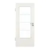 GARANT Drzwi pokojowe Biel ze strukturą Premium CePaL z przeszkleniem LA-DIN Szpros SP10