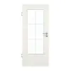GARANT drzwi wewnętrzne biel ze strukturą Premium CePaL z przeszkleniem LA-DIN szpros SP4