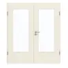 GARANT drzwi dwuskrzydłowe wraz z ościeżnicą 0140-60 Dawn Resopal z przeszkleniem LA-DIN