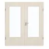 GARANT Drzwi podwójne wraz z ościeżnicą Authentic Perl GCK08 z przeszkleniem LA-DIN